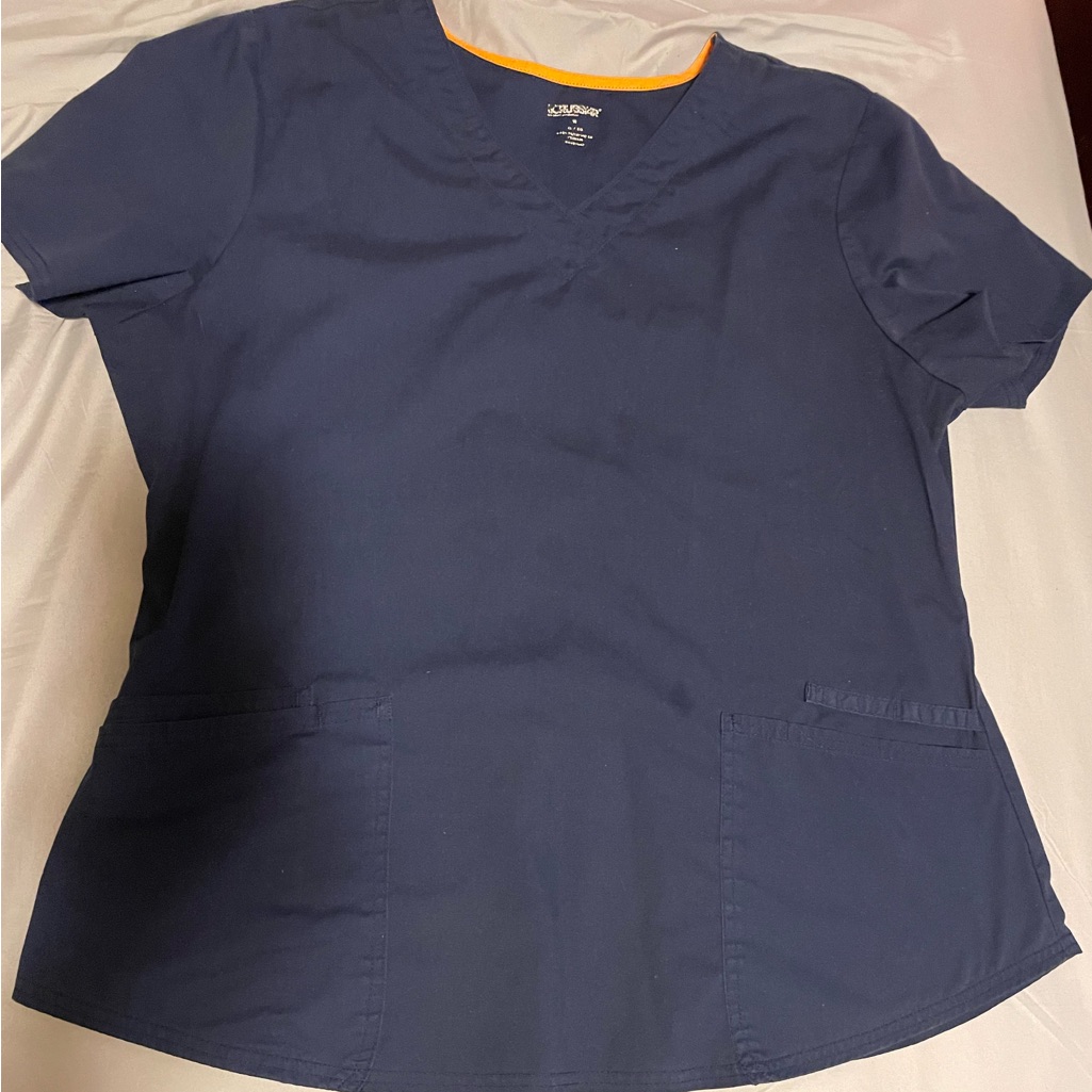 Scrub Star Navy Blue Scrub Top Scrub Star Navy Blue Scrub Top